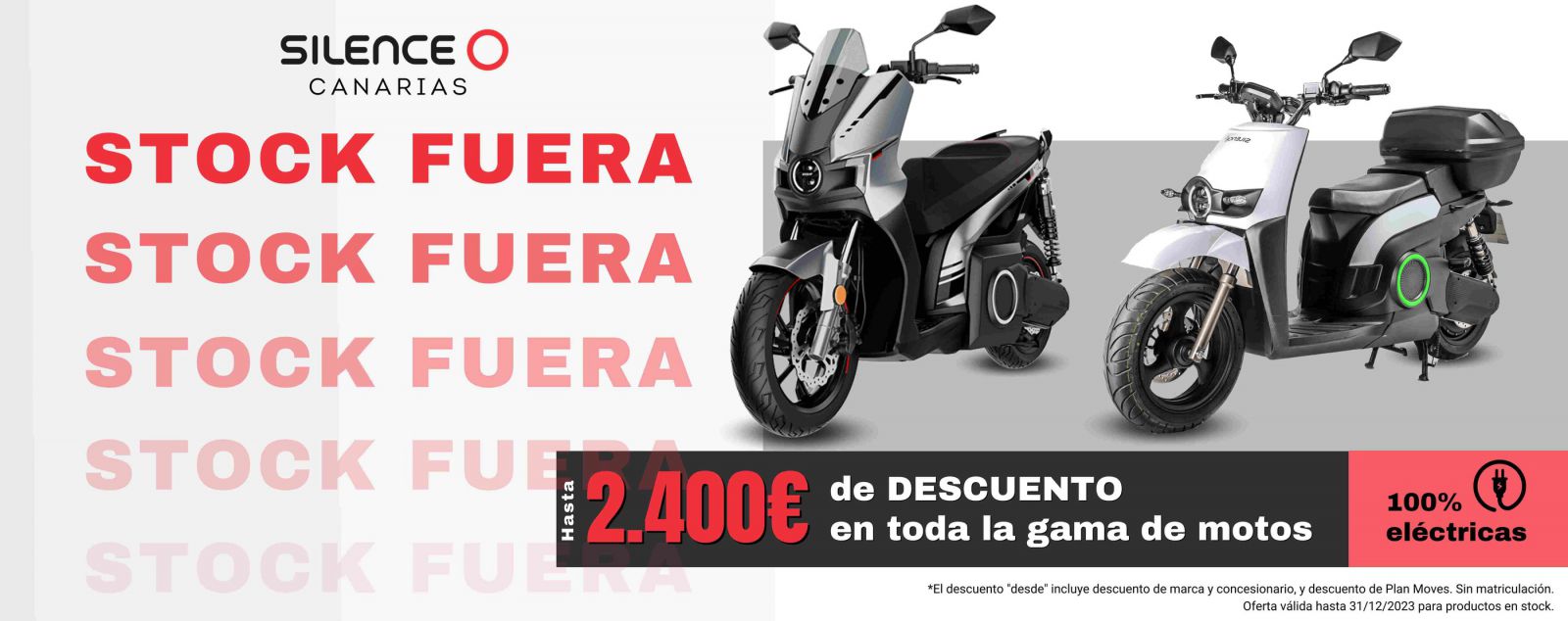 Increíbles descuentos en todo el stock disponible de Silence Canarias