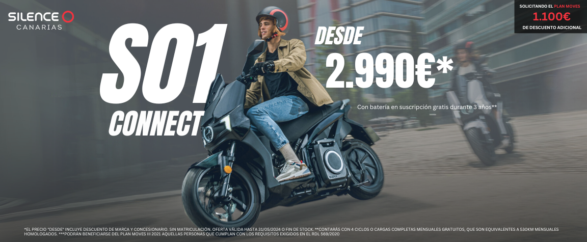 Silence Canarias pone al alcance de todos la movilidad eléctrica con una promoción especial en el modelo S01